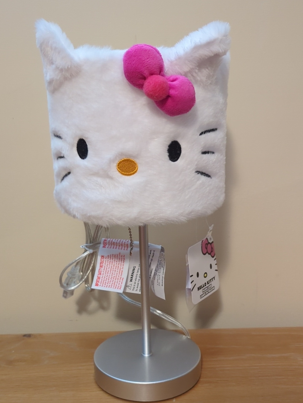 Hello Kitty Plush Lamp Brand New